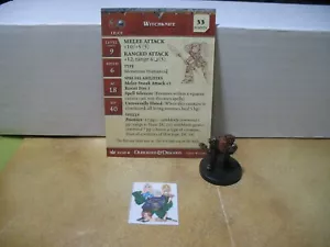 =Dungeons and Dragons GUERRA DE LA REINA DRAGÓN Cuchillo Brujo 41/60 con tarjeta= - Imagen 1 de 1