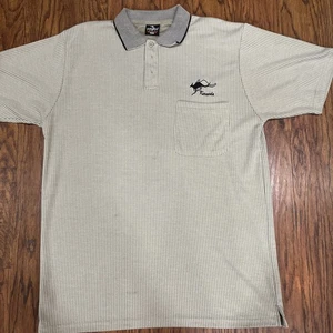 Polo Joey Roo Australia Vintage Mens 3XL Polo Shirt Corduroy embroidered Classic - Picture 1 of 8