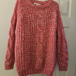 NUEVO CON ETIQUETAS Vine and Love Cálido Acogedor Divertido Precioso Suéter Confeti Fushia Multicolor M - Imagen 1 de 13