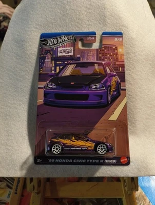 Honda Civic Type R (EK9) Hot Wheels Silver Series Compact Kings '99 Foto 1 de 4