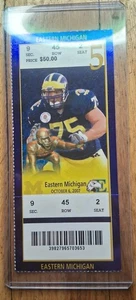 Biglietto Stub Michigan Wolverines vs Eastern Michigan 2007 - Foto 1 di 4