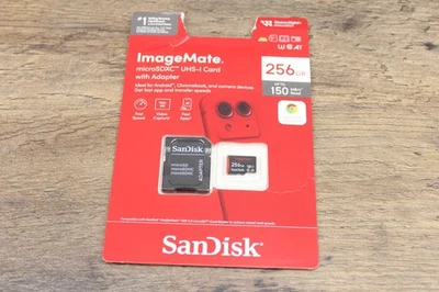 SanDisk SDSQUA4-256G-AW6KA ImageMate 256GB MicroSDXC Memory Card w/ Adapter - Image 1 of 4