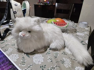 Russ NIKKI Cat Kitten White Persian 12" Plush Green Eyes Stuffed Animal Tags - Picture 1 of 9