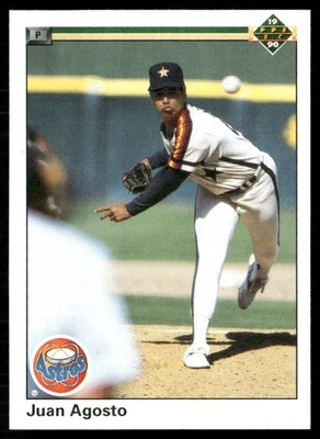 1990 UPPER DECK JUAN AGOSTO HOUSTON ASTROS #450 - Image 1 of 2