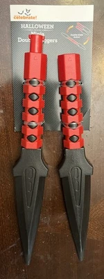 NEW SEALED 2025 Halloween Ninja Double Daggers! Costume Sword Cosplay  - Image 1 of 4