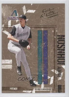 2004 Donruss Leather & Lumber Randy Johnson #8 HOF - Image 1 of 2