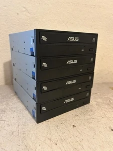 Lot of 4 ASUS 24x Super Multi DVD Writer Drives Model DRW-24F1ST Quick Ship - Picture 1 of 4