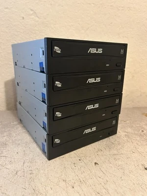 Lot of 4 ASUS 24x Super Multi DVD Writer Drives Model DRW-24F1ST Quick Ship - Image 1 of 4