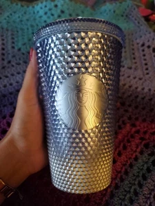 Starbucks Holiday Icicle Blue Gradient Bling Studded Tumbler Venti Cold Cup - Bild 1 von 4