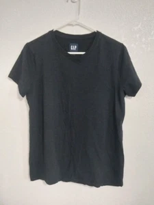 Gap Damen T-Shirt Größe S Schwarz Kurzarm 100% Baumwolle - Bild 1 von 3
