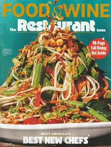 Food & Wine Magazine October 2025 America's Best New Chefs - Fall Dining Out - Imagen 1 de 1