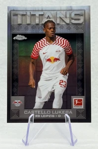 Castello Lukeba 2024 Topps Chrome Bundesliga Titans #TI-6 RC Leipzig - Picture 1 of 2