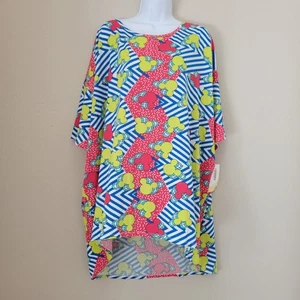 Neu mit Etikett Lularoe Disney Irma perfektes T-Shirt Größe 3XL mehrfarbig Mickey Mouse Streifen - Bild 1 von 11