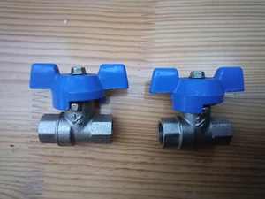 2 Stück Edelstahl Kugelhahn 1/4" Industriequalität (V5) - Bild 1 von 4