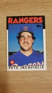 PETE INCAVIGLIA 1986 Topps #48T QTY ROOKIE FREE SHIPPING SBG003 - Picture 1 of 2