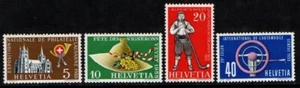 Switzerland 1955 Publicity issues Events SG558-61 MNH - Bild 1 von 1