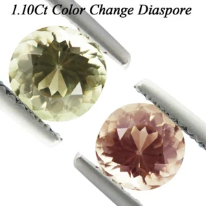 Carismática diáspora de cambio de color de corte redondo de 1,10 quilates 100 % natural extraída en pavo - Imagen 1 de 9