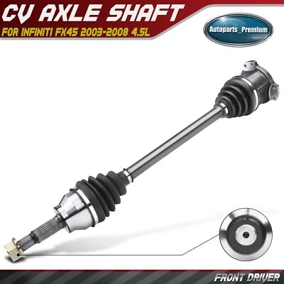 CV 轴轴组件适用于英菲尼迪 FX45 2003 - 2008 4.5L 前驱动左侧 — 第 1/4 张图片