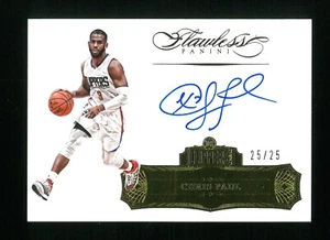 2015-16 Panini Flawless CHRIS PAUL ~ Auto /25 Flawless Autographs - Picture 1 of 2