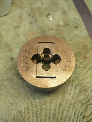5/8" NC 11 Little Giant Pipe Threader Die Head 2 3/4" USA 1B - Image 1 of 2