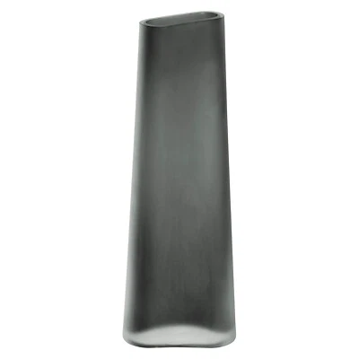 Leonardo TURNO Vase Blumenvase Dekovase Kalk-Natron-Glas Grau satiniert H 35 cm - Bild 1 von 2