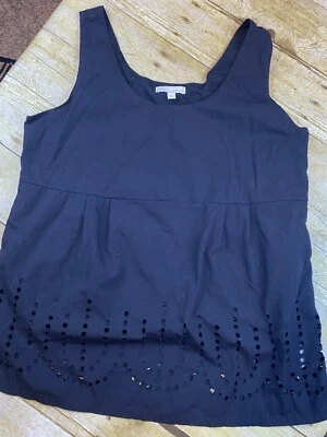 Gap Maternity Tank Top Black Lined Side Zipper Women's Size Medium Black - Image 1 of 4