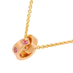 BVLGARI Amethyst Tourmaline Necklace 18K Pink Gold 750 90271441 - Picture 1 of 8