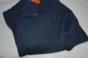 ^^ RED KAP CT10NV4 TWILL ACTION BACK COVERALLS NAVY 50-RG 50-M -- NEW (HRT81) - Picture 1 of 3