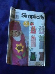 Simplicity 5317 Größe A Kleinkinder Pullover oder Oberteil, Hose, Oberteil und Mütze Muster - Bild 1 von 4