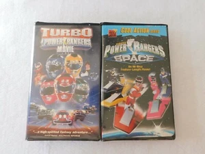 Mighty Morphin Power Rangers: The Movie & Power Rangers in Space  VHS Tape  - Picture 1 of 6