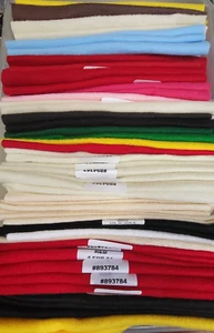 MENGE 59 BLATT 9,5 ZOLL X 12 ZOLL FILZ QUADRATISCH/MEHRERE FARBEN 1,7 PFUND - Bild 1 von 1