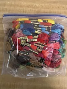 Preowned/Never Used.89 Packs of Embroidery Floss.8.7 Yds Per Pack,, - Picture 1 of 7