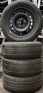 4 Orig AUDI Winterräder Stahl 225/55 R16 95H A6 4F KBA 45552 1770 - Bild 1 von 5