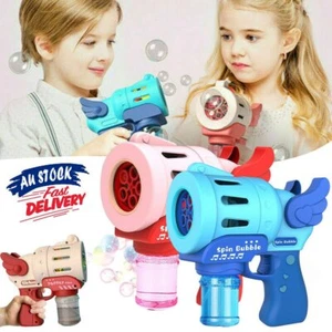 Bubble Gun Blower for Kids Automatic Bubble Blaster Machine Toys for Toddlers AU - Picture 1 of 14