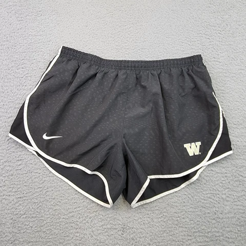 University of Washington UW Women’s Shorts Size Extra Large ? Black Running Line Cover