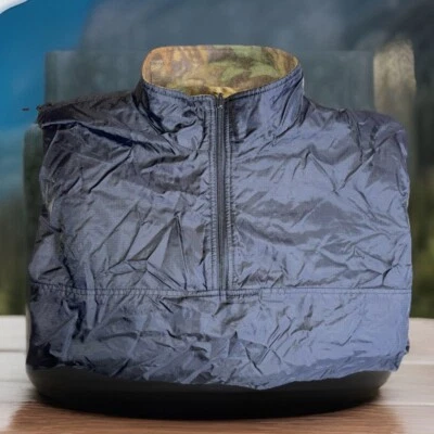 Duxbak Reversible 1/4 Zip Jacket Men’s Black Down Adjustable Fleece Size 2XL - Image 1 of 4