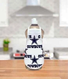 Dallas COWBOYS NFL Kitchen Dish Soap, Hand Lotion Bottle Apron - fits 25 oz. - Picture 1 of 1