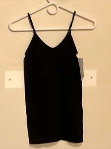 Women's Reversible Camis-Set of Two-New-Black-Small/Medium - Picture 1 of 4