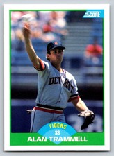 1989  Score #110 Alan Trammell Detroit Tigers