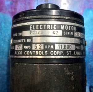 REBUILD/CORE XW20173-G2 Alt# 2311M-50-2 Alco Electric Windshield Wiper Motor - Picture 1 of 5