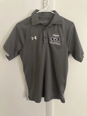 Under Armour Loose Heat Gear Polo ODU Old Dominion University Monarchs Small Cover