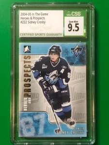 2004-05 Sidney Crosby ITG Heroes & Prospects Update RC Card CSG Gem Mint 9.5 - Picture 1 of 2