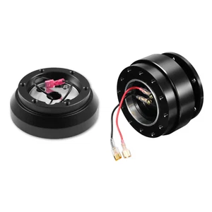 Kit de buje Boss de liberación rápida de volante a presión negro para 91-96 Infiniti G20 - Imagen 1 de 8