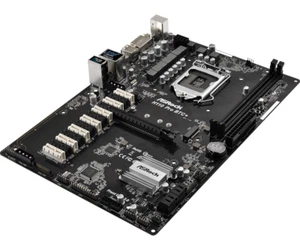 ASRock H110 Pro BTC+ ATX Mining Motherboard - Bild 1 von 2