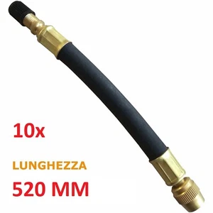 Prolunga Estensione Valvola in gomma flessibile lunghezza 520MM MADE IN ITALY - Foto 1 di 1
