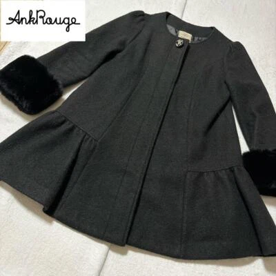 Ank Rouge No Collar Coat With Bijou Size M - Image 1 of 4