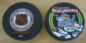 NEW Columbus Blue Jackets Official Hockey Puck In Glas Co Hologram NHL Stinger - Picture 1 of 6