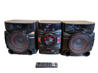 LG CM4441  XBOOM  400W  Home Audio System With Auto DJ, Bass Blast And Bluetooth - Image 1 of 4