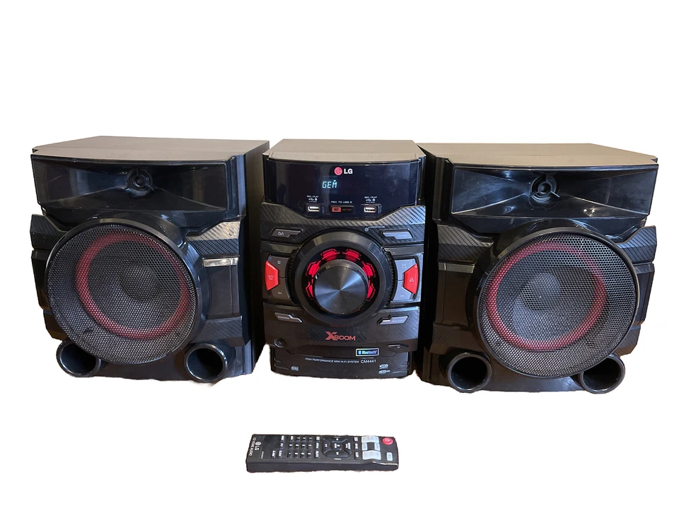 LG CM4441  XBOOM  400W  Home Audio System With Auto DJ, Bass Blast And Bluetooth - Image 1 of 4