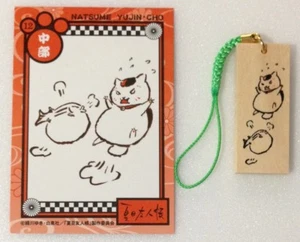card + strap Natsume's Book of Friends Yuujinchou anime Nyanko sensei Madara - Picture 1 of 2